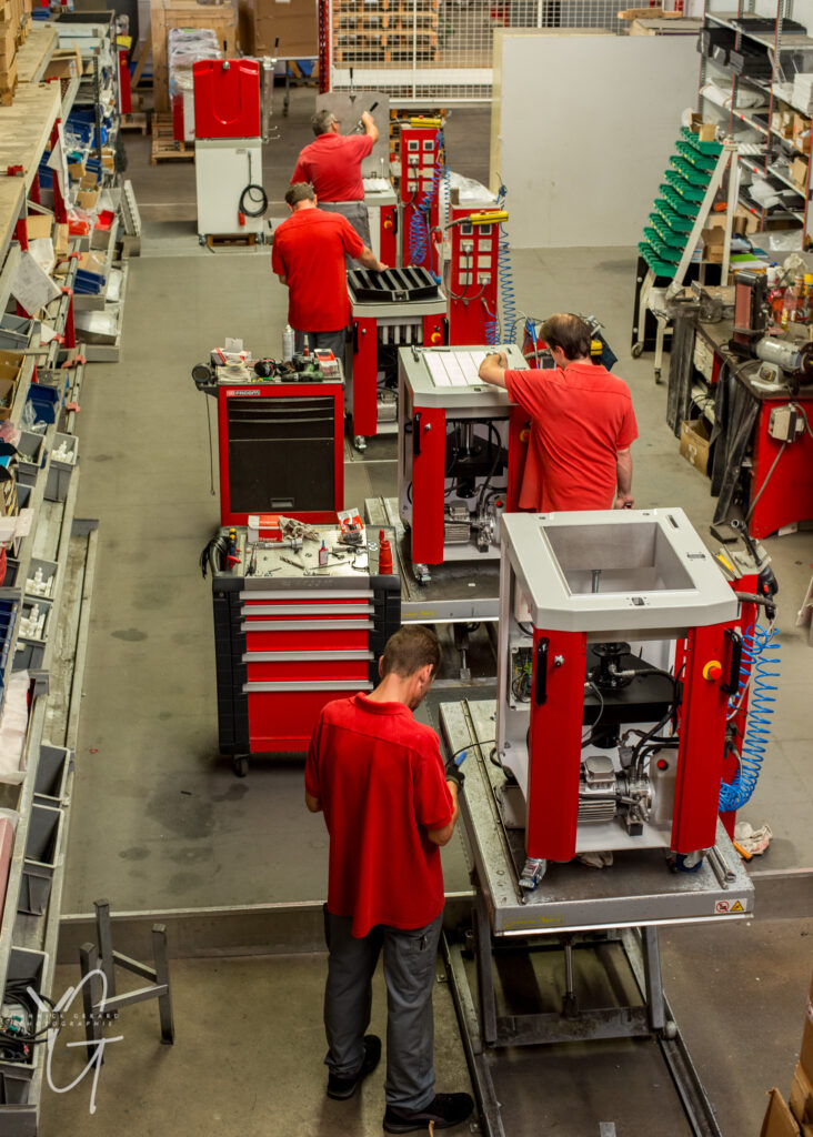 photo d'une usine de fabrication de machines pour les boulangeries